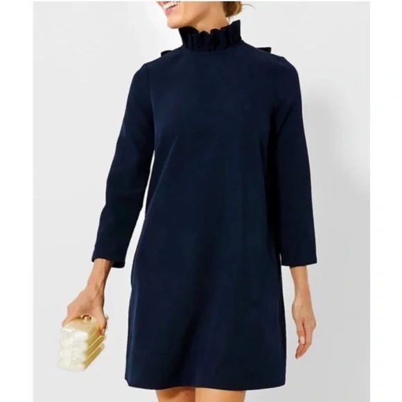 TUCKERNUCK Navy Daphne Dress - Picture 1 of 12